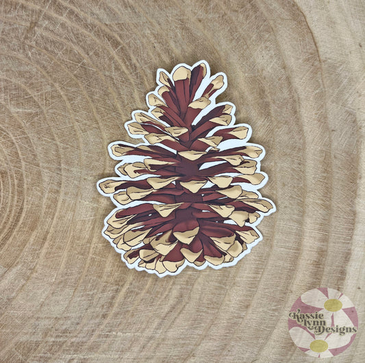 Pinecone Sticker