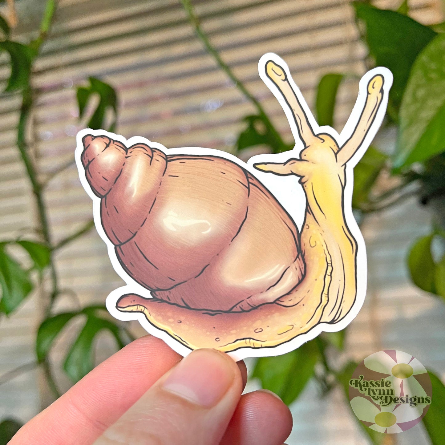 Snail Sticker: Brown