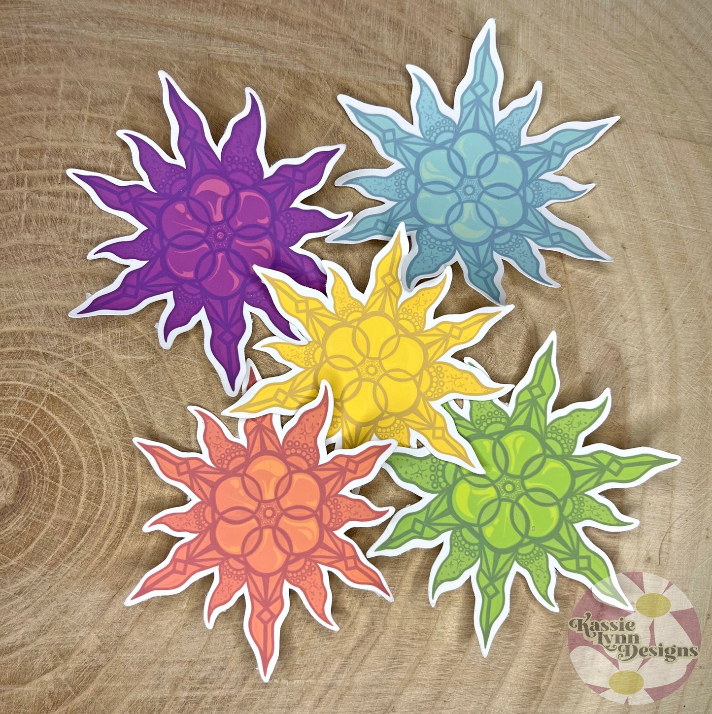 Sun Sticker (choose your color)